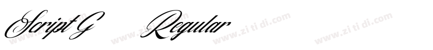 Script G820 Regular字体转换 Script G820 Regular字体转换